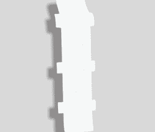 Соединитель (пара) Winart Quadro 80 мм (в тон к плинтусу)